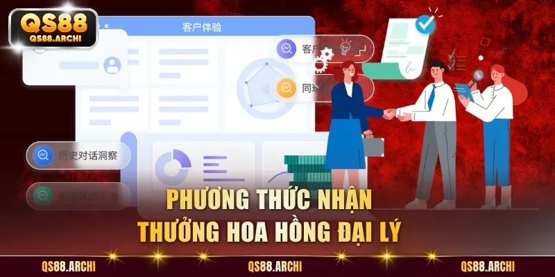 Phương thức nhận thưởng hoa hồng đại lý